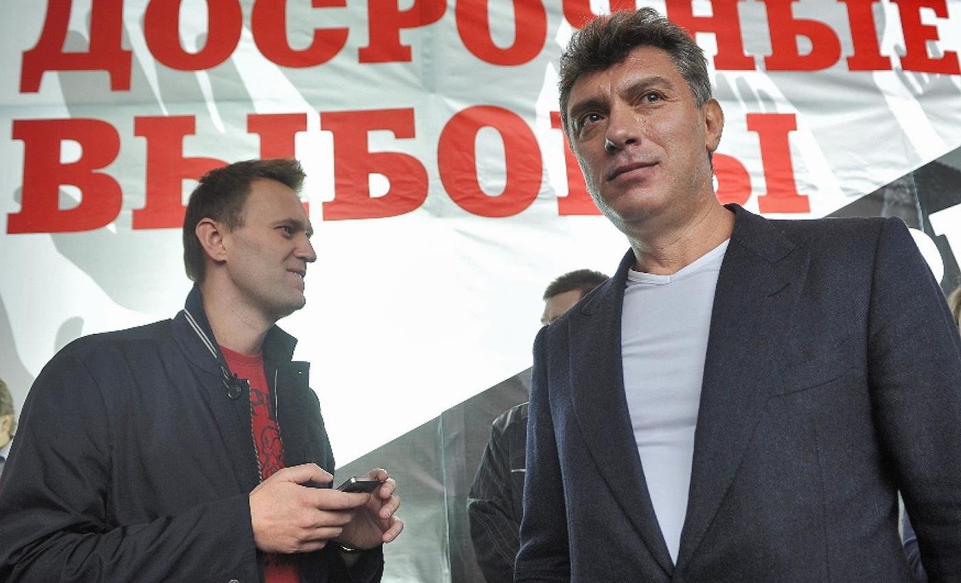 Борис Немцов и Алексей Навальный Борис Немцов и Алексей Навальный