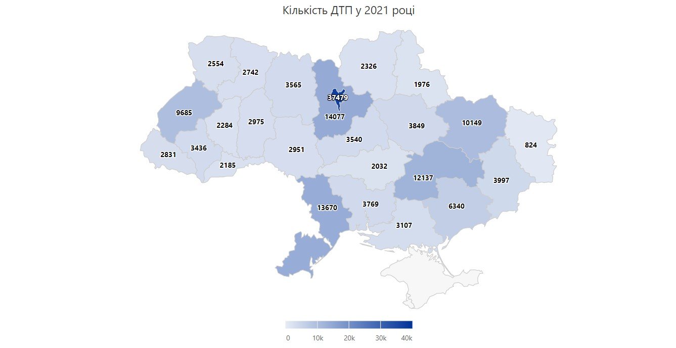 Статистика по ДТП в Украине: где чаще всего случались аварии 1