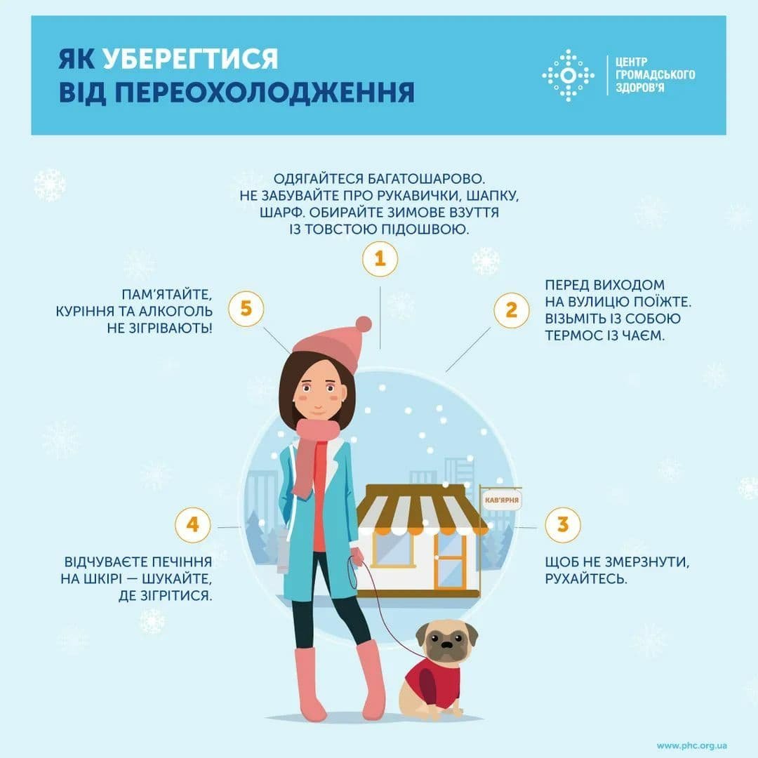 В Украину пришла настоящая зима: как уберечься от переохлаждения 1