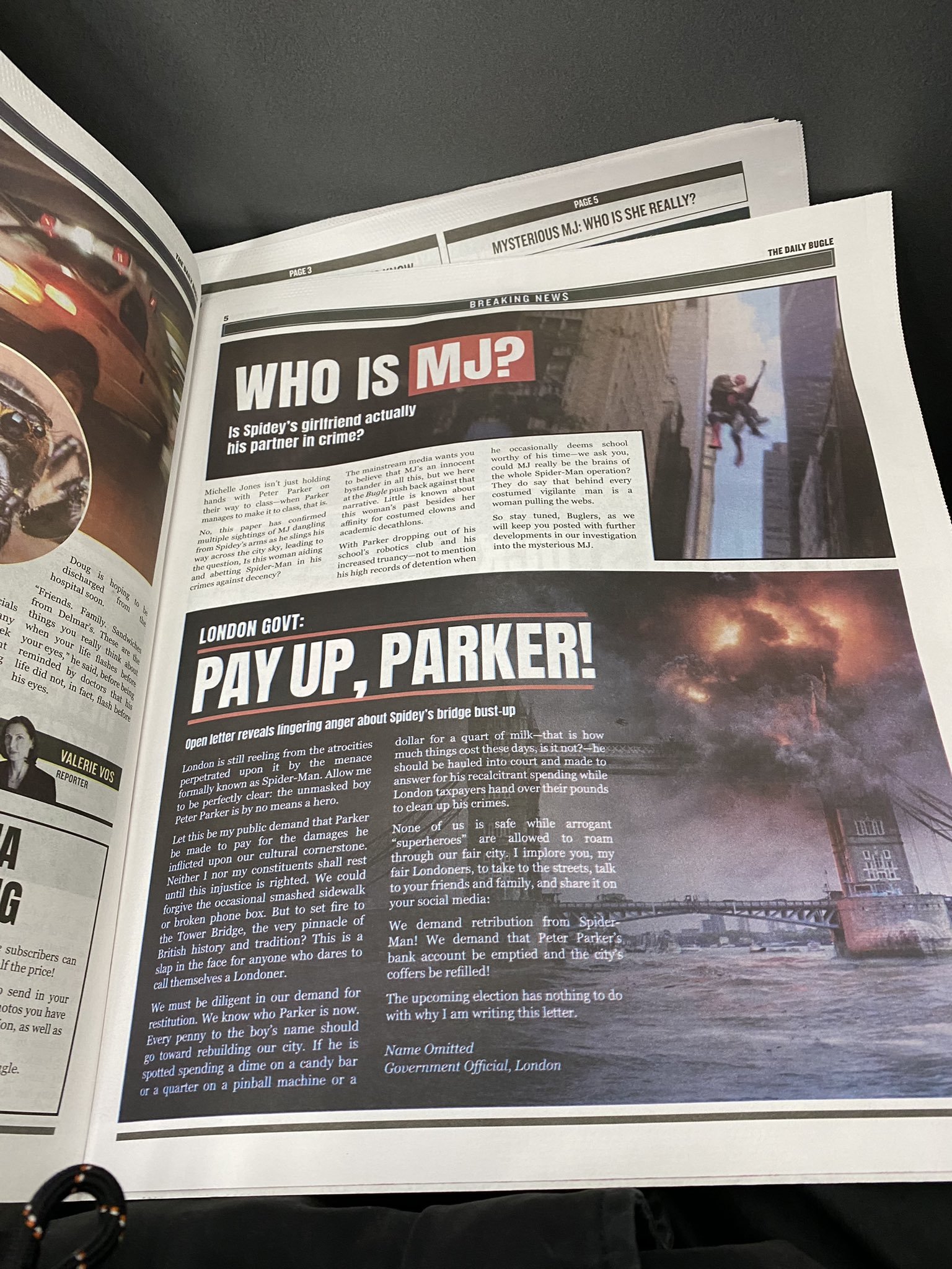 У Нью-Йорку встановили газетний кіоск The Daily Bugle з нового фільму про «Людину-павука» 2