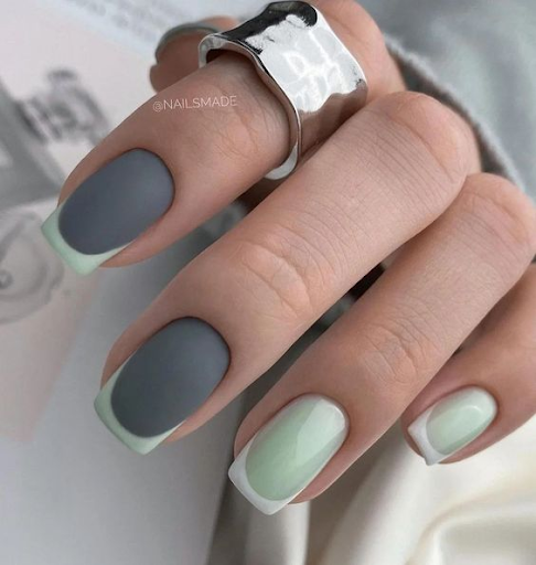 Новорічний манікюр на короткі нігті: топ ідей для свята 23