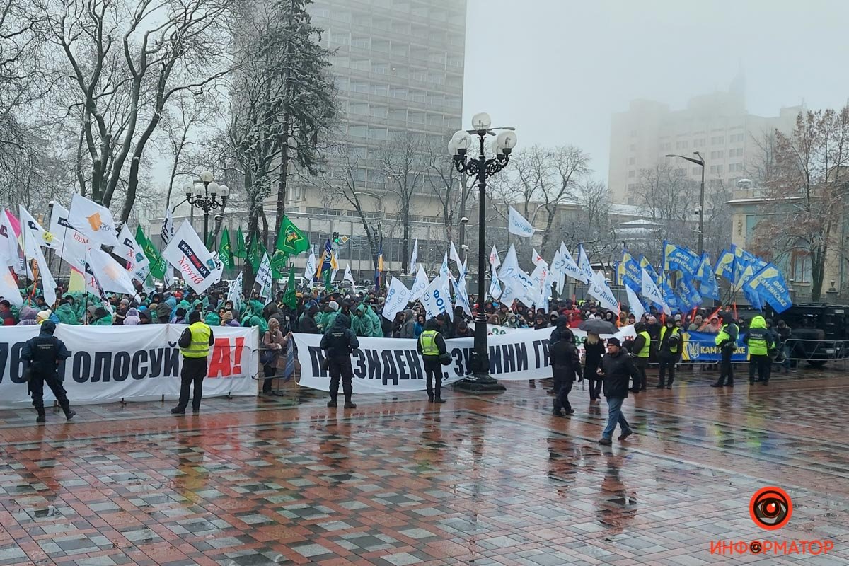 Под Радой митингуют ФОПы и три антивакцинатора 8