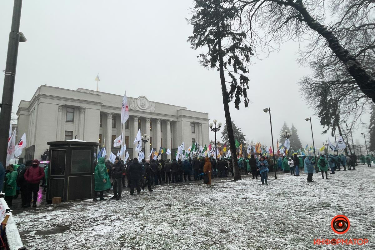 Под Радой митингуют ФОПы и три антивакцинатора 3