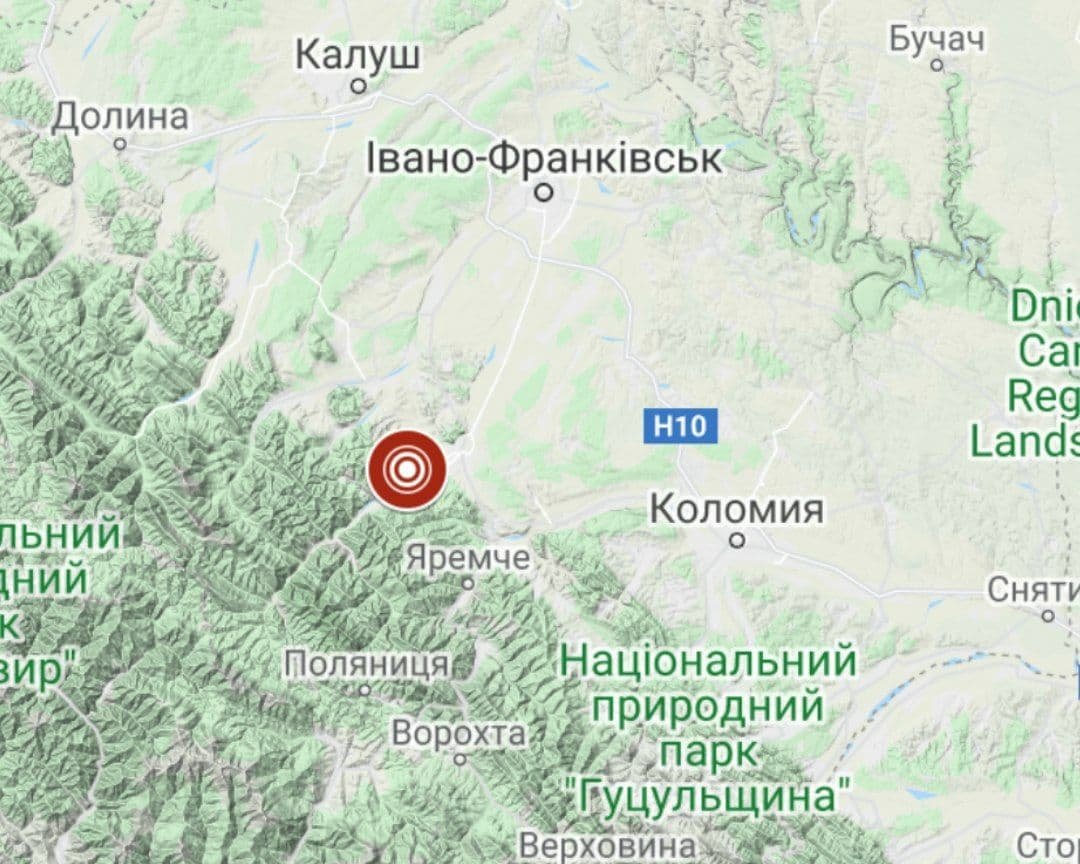 В Ивано-Франковской области произошло землетрясение 1