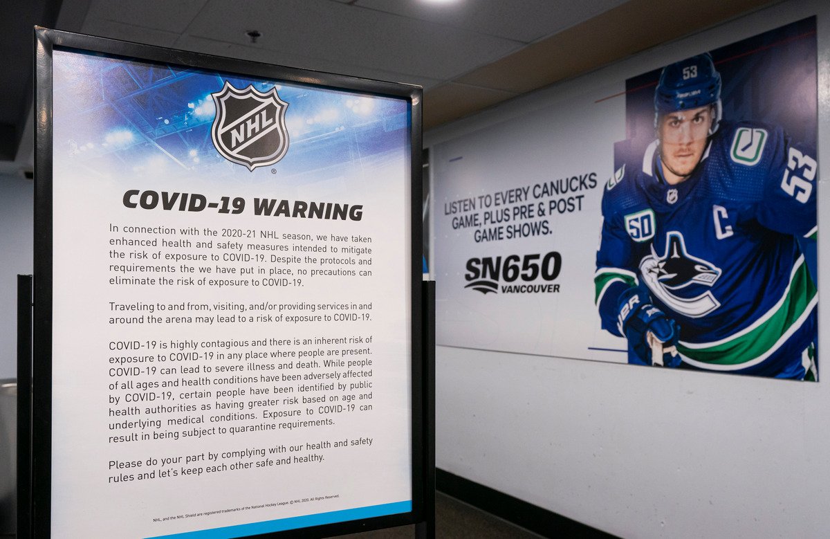 В NHL сообщили, что причиной такого решения стала новая вспышка COVID-19 среди игроков В NHL сообщили, что причиной такого решения стала новая вспышка COVID-19 среди игроков
