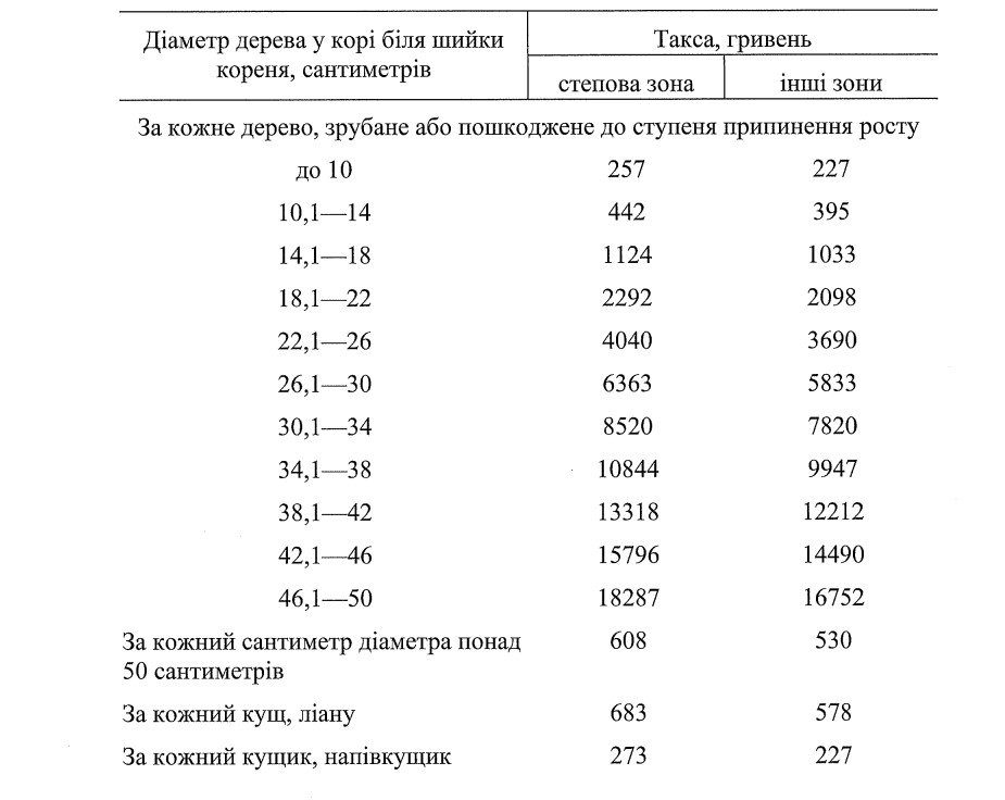 В Україні запровадили нові штрафи за вирубку дерев та браконьєрство 1