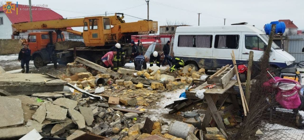 В Одесской области из-за взрыва газового баллона разрушился дом: погиб мужчина 1