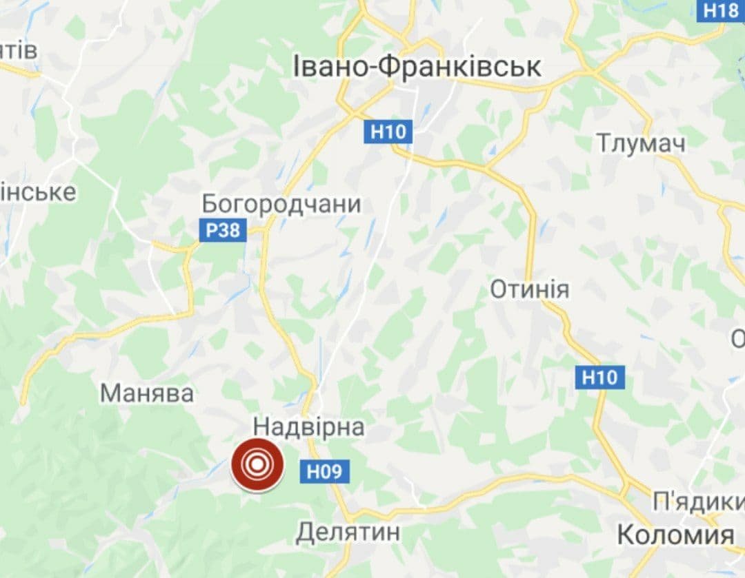 В Ивано-Франковской области произошло землетрясение 1