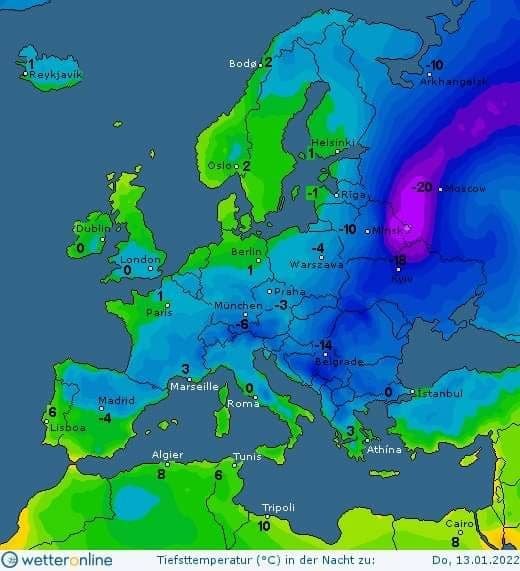 Ближайшая ночь в Украине будет самой холодной: температура опустится до - 24 1