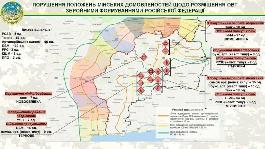 Боевики продолжают накапливать военную технику на Донбассе 1