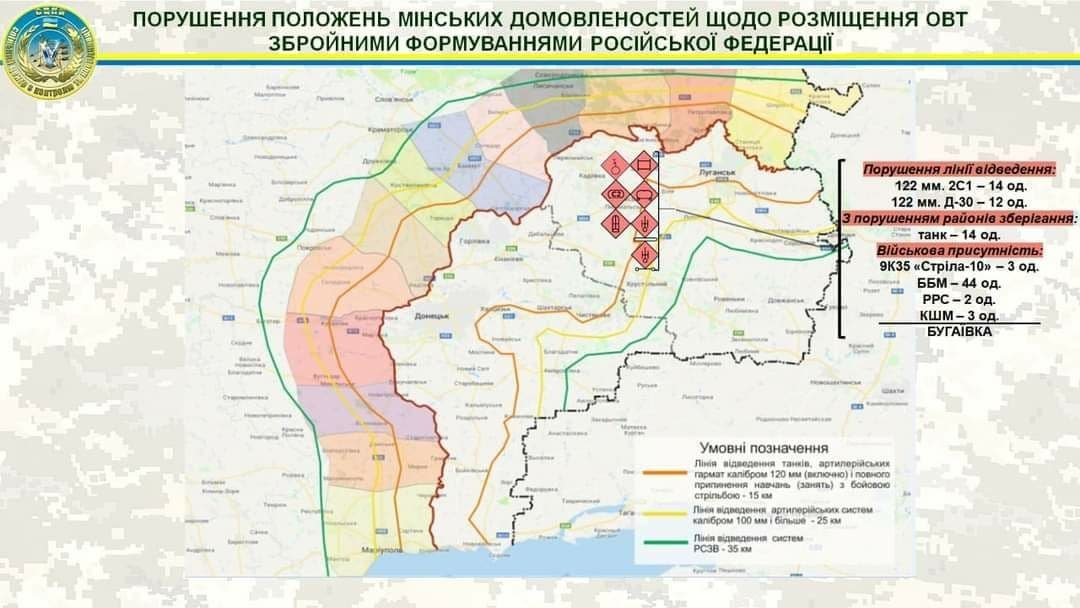 Боевики продолжают накапливать военную технику на Донбассе 2