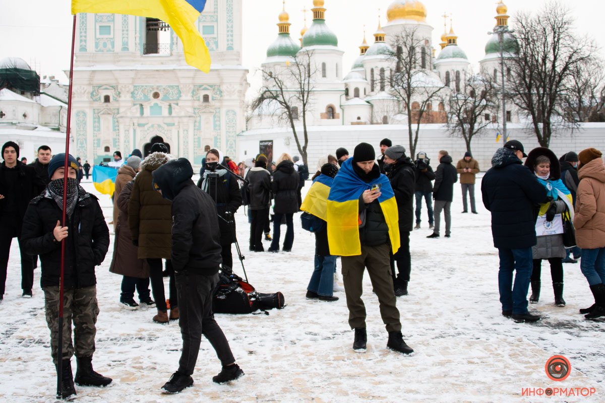 В Киеве провели акцию против российской агрессии 3