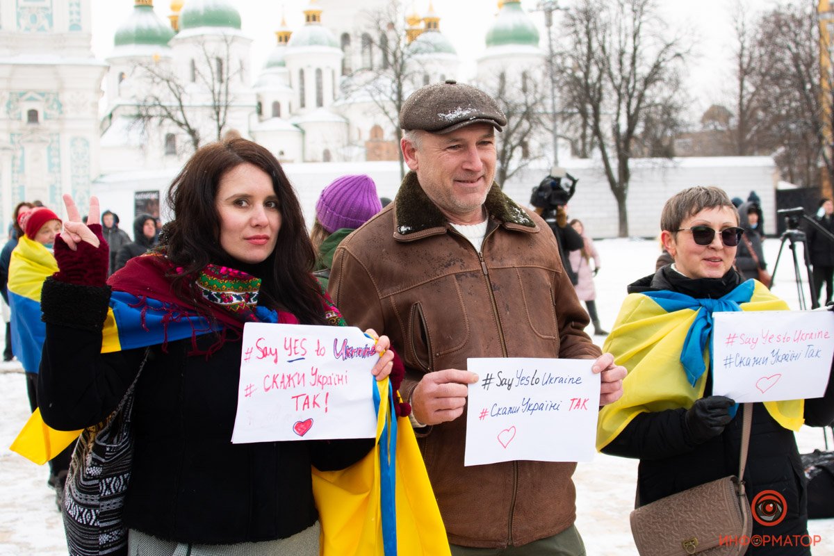 В Киеве провели акцию против российской агрессии 6