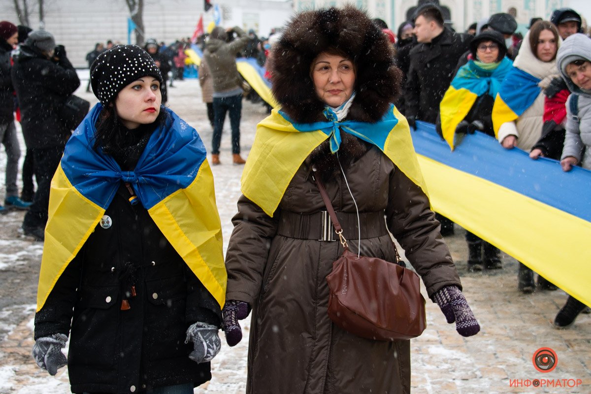 В Киеве провели акцию против российской агрессии 11