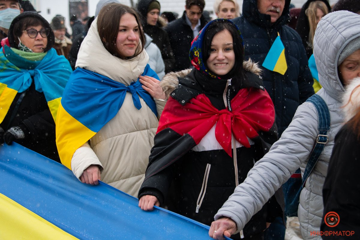 В Киеве провели акцию против российской агрессии 13