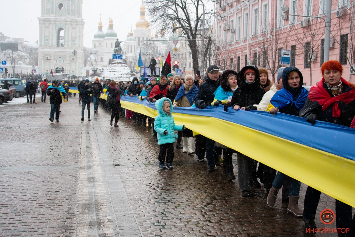 В Киеве провели акцию против российской агрессии 27