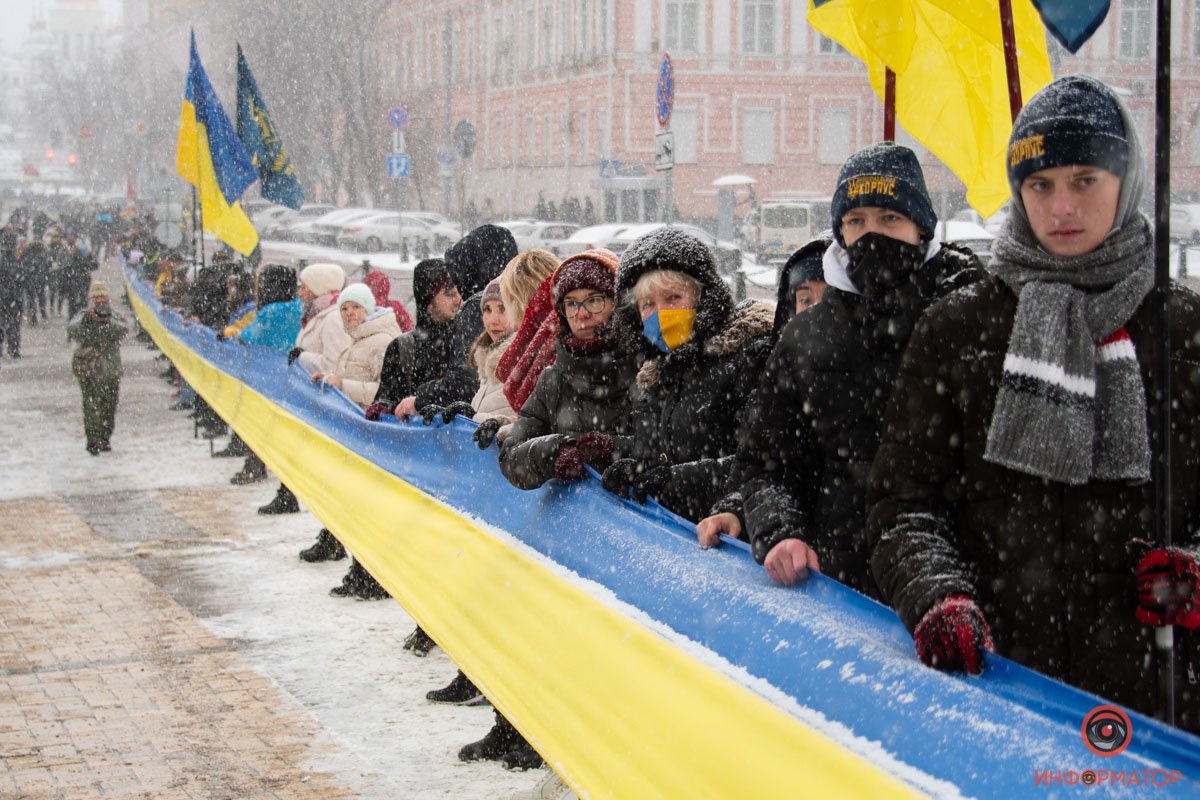 В Киеве провели акцию против российской агрессии 26