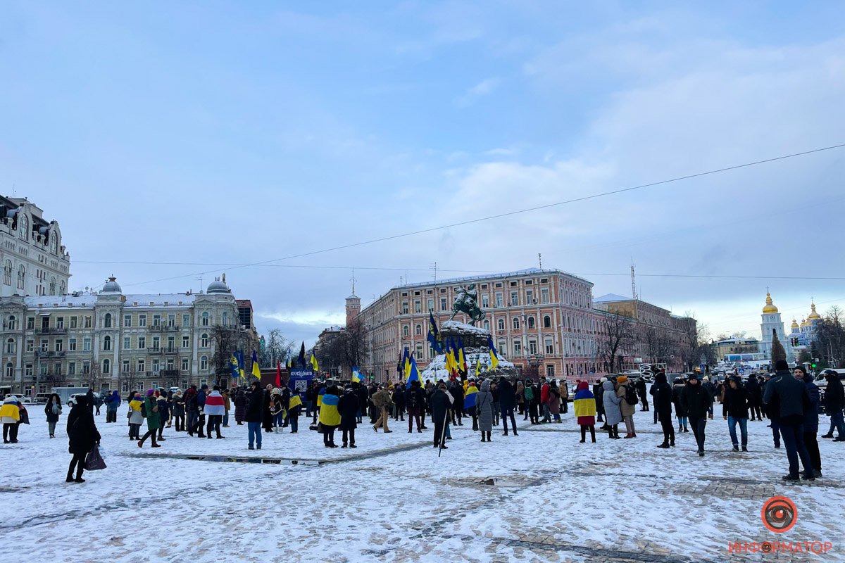 В Киеве провели акцию против российской агрессии 20