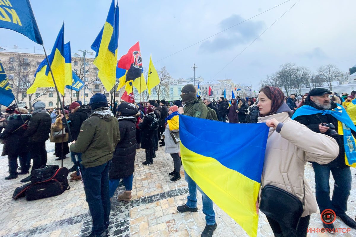 В Киеве провели акцию против российской агрессии 17