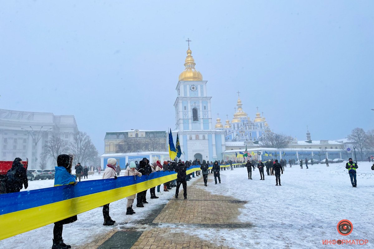 В Киеве провели акцию против российской агрессии 16