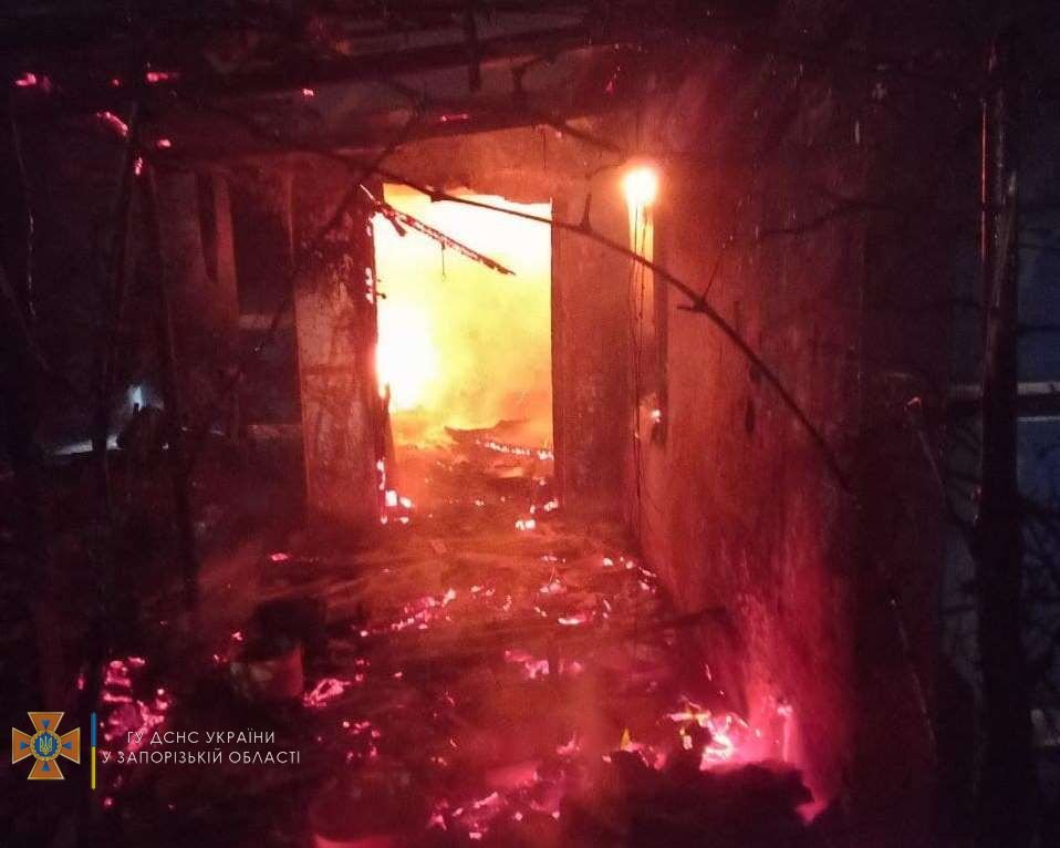 В Запорожской области в пожаре сгорела женщина 3