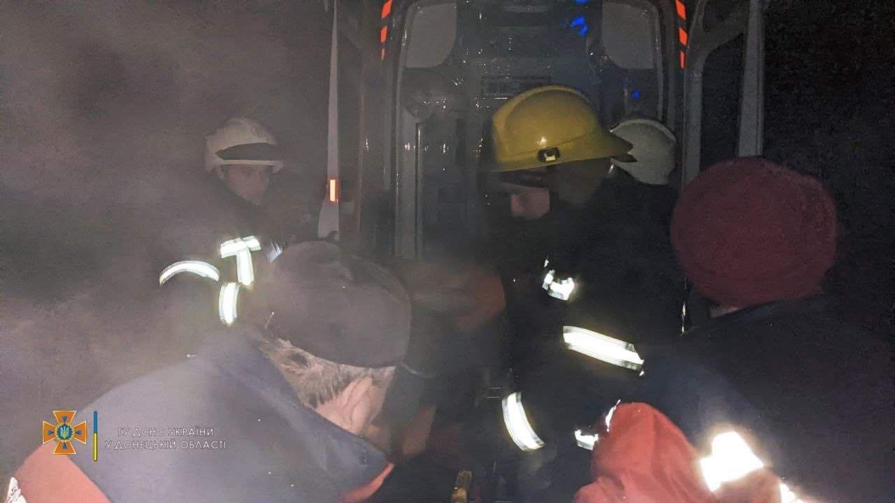 Пожар в двухэтажном доме в Краматорске: 4 человека в больнице, в том числе 2 детей 1