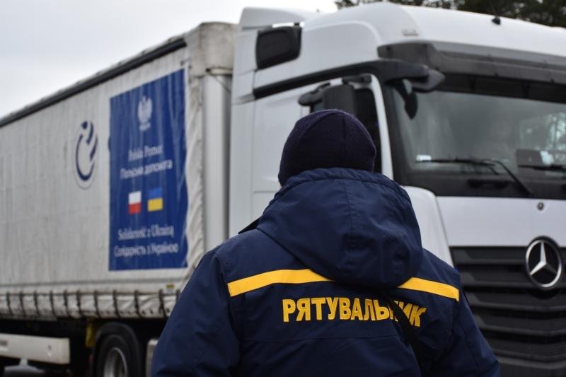 Украина получила от Польши ещё 38 тонн гуманитарной помощи 2