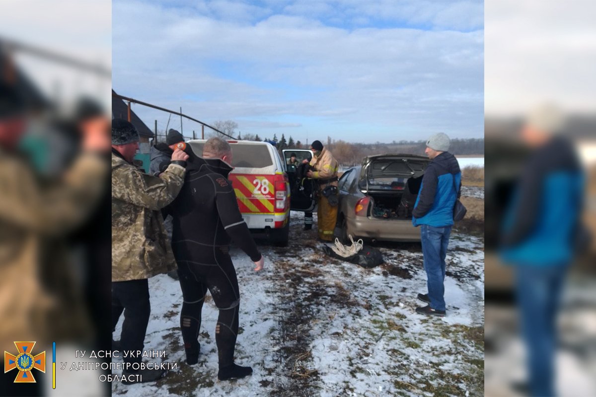В Днепропетровской области мужчина ради видео прыгнул в прорубь, но не смог вынырнуть 2