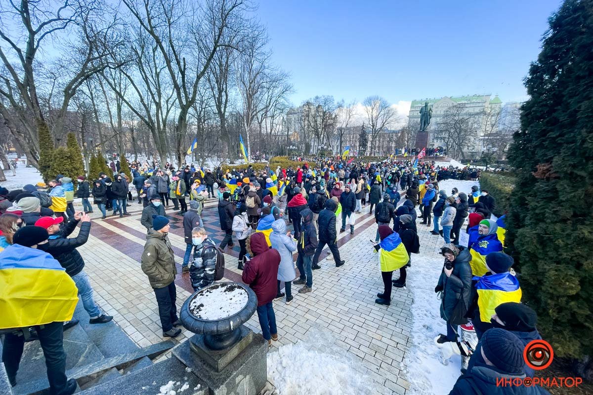 «Нет Путину», гимн Украины и фаера: как в Киеве прошел Марш единства за Украину 13