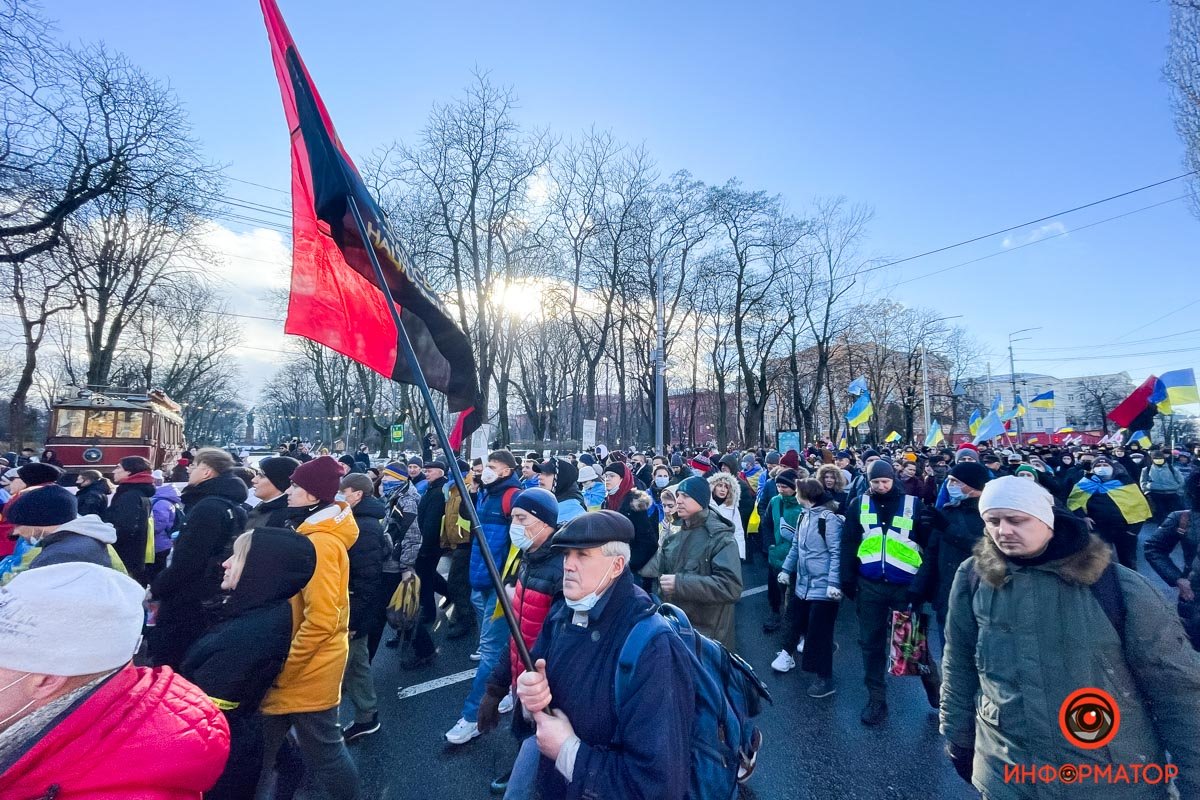 «Нет Путину», гимн Украины и фаера: как в Киеве прошел Марш единства за Украину 9
