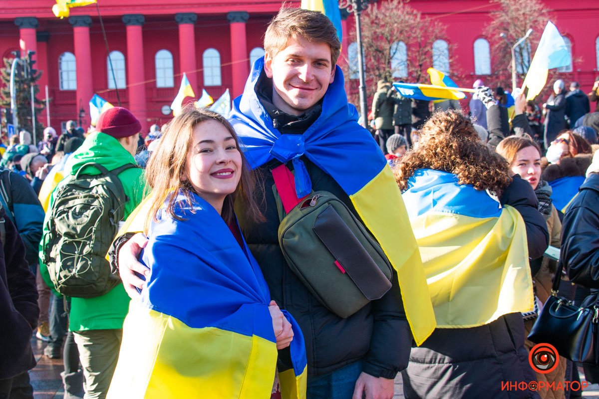 «Нет Путину», гимн Украины и фаера: как в Киеве прошел Марш единства за Украину 19