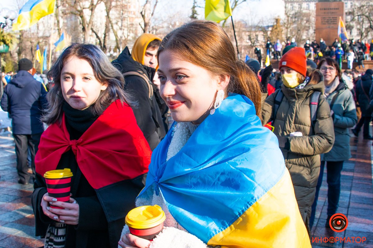 «Нет Путину», гимн Украины и фаера: как в Киеве прошел Марш единства за Украину 20