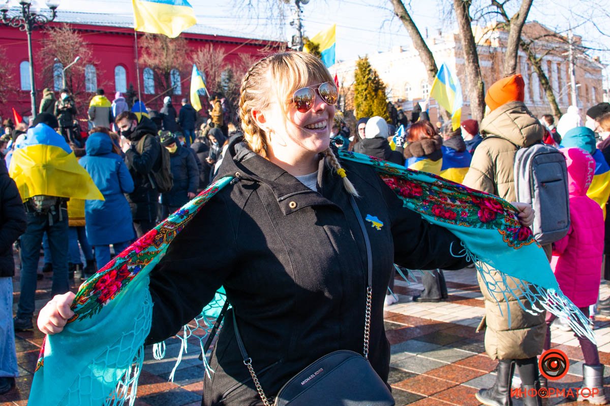 «Нет Путину», гимн Украины и фаера: как в Киеве прошел Марш единства за Украину 21