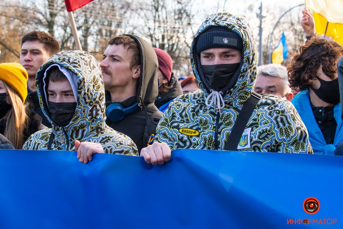 «Нет Путину», гимн Украины и фаера: как в Киеве прошел Марш единства за Украину 31