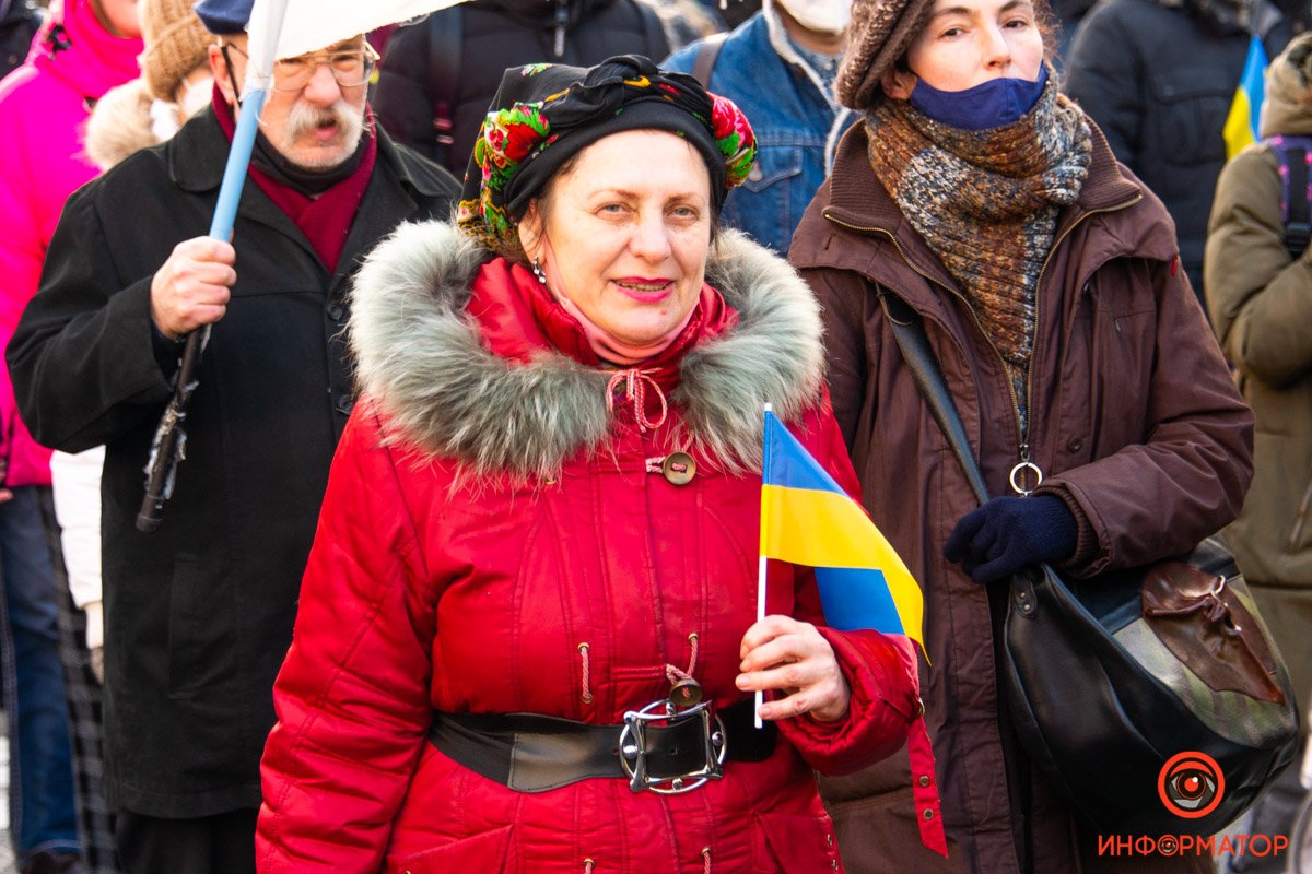 «Нет Путину», гимн Украины и фаера: как в Киеве прошел Марш единства за Украину 39