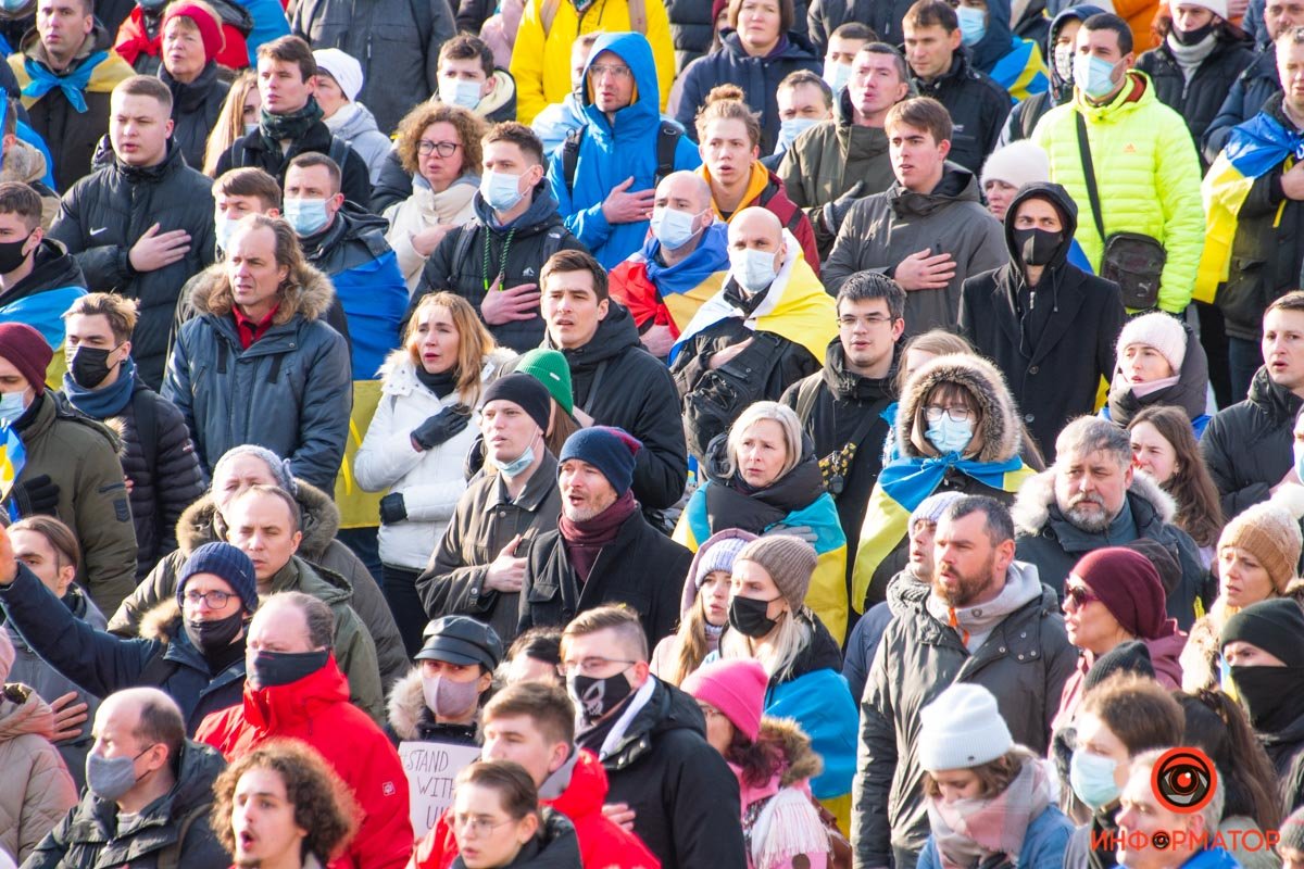 «Нет Путину», гимн Украины и фаера: как в Киеве прошел Марш единства за Украину 42