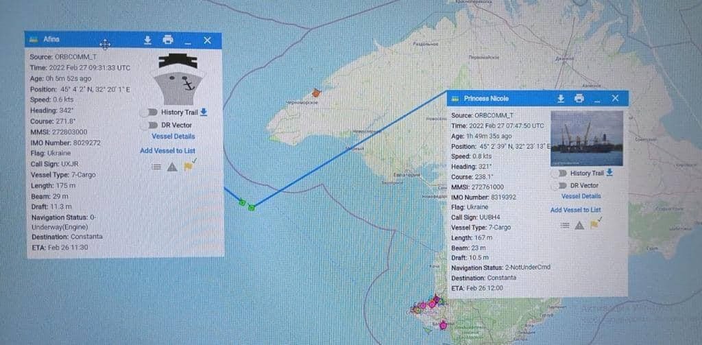 Российские пираты захватили два украинских судна с мирными экипажами 1