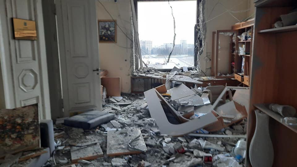 Ракетный удар в центре Харькова: травмы получили 6 человек, в том числе ребёнок 7