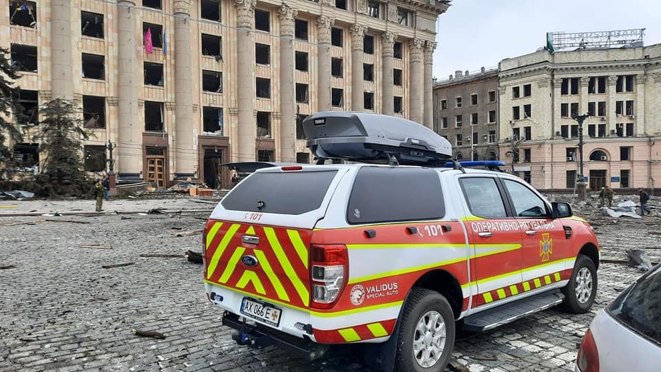 Ракетный удар в центре Харькова: травмы получили 6 человек, в том числе ребёнок 3