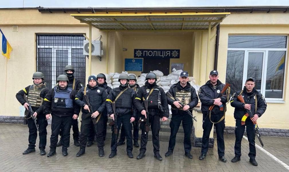 ЗСУ підняли український прапор у Бучі 1