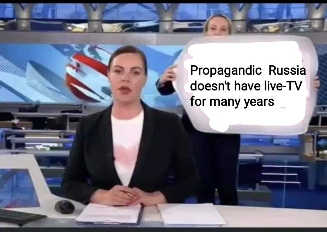Девушка с антивоенным плакатом на российском ТВ: героиня или актриса? 2