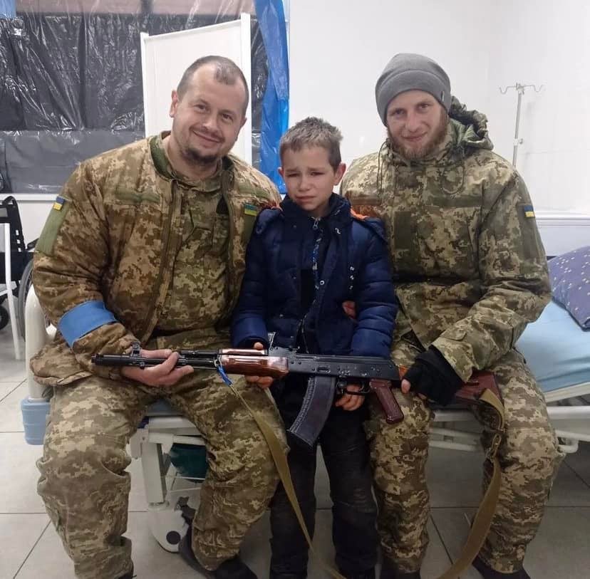 В Борисполе 11-летний мальчик записался в добровольцы защищать Украину 1