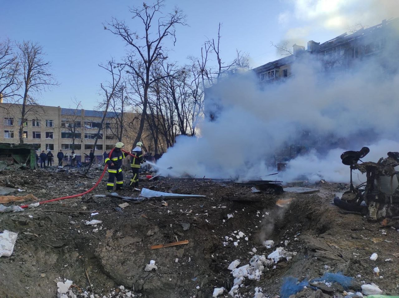 В Киеве на многоэтажку упала сбитая ракета: один человек погиб, ещё 4 получили травмы 1