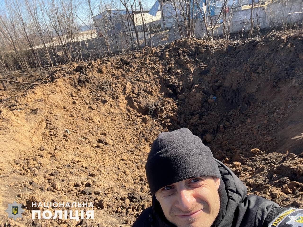 В Николаевской области воронки от российских снарядов глубиной в дом 1