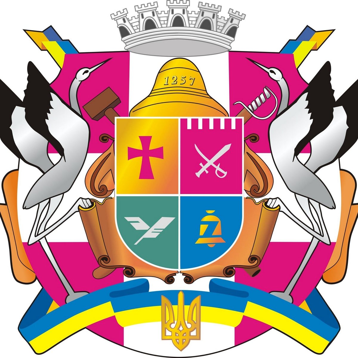 Город в Житомирской области убрал букву Z на своём гербе 1