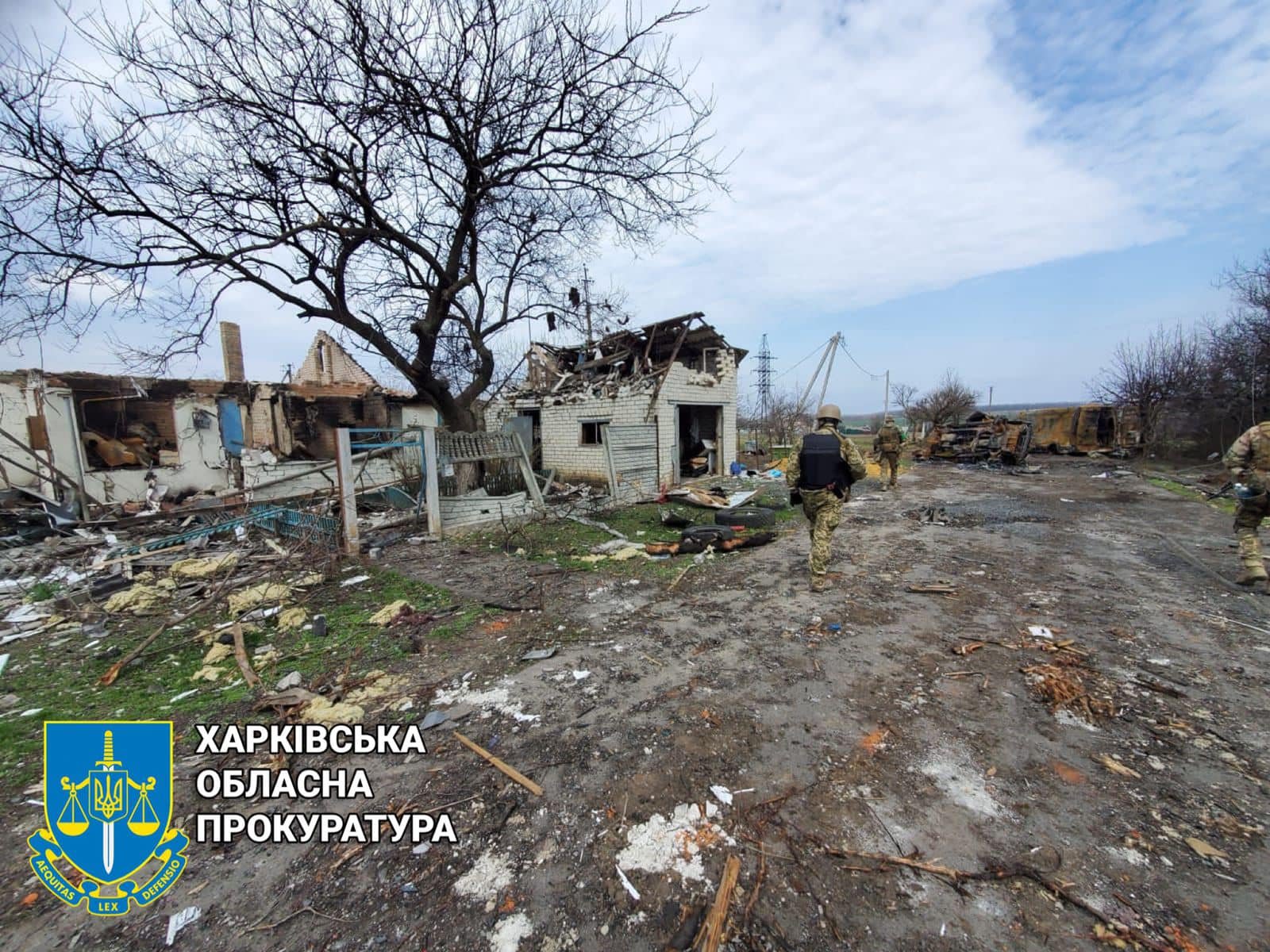 Боевики почти полностью уничтожили село в Харьковской области 1
