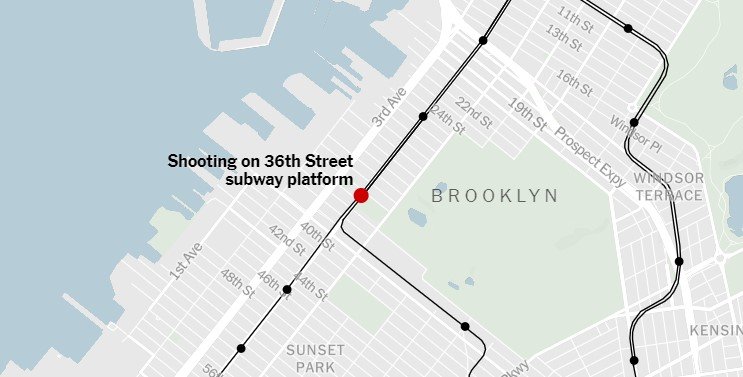 Карта, где происходила стрельба