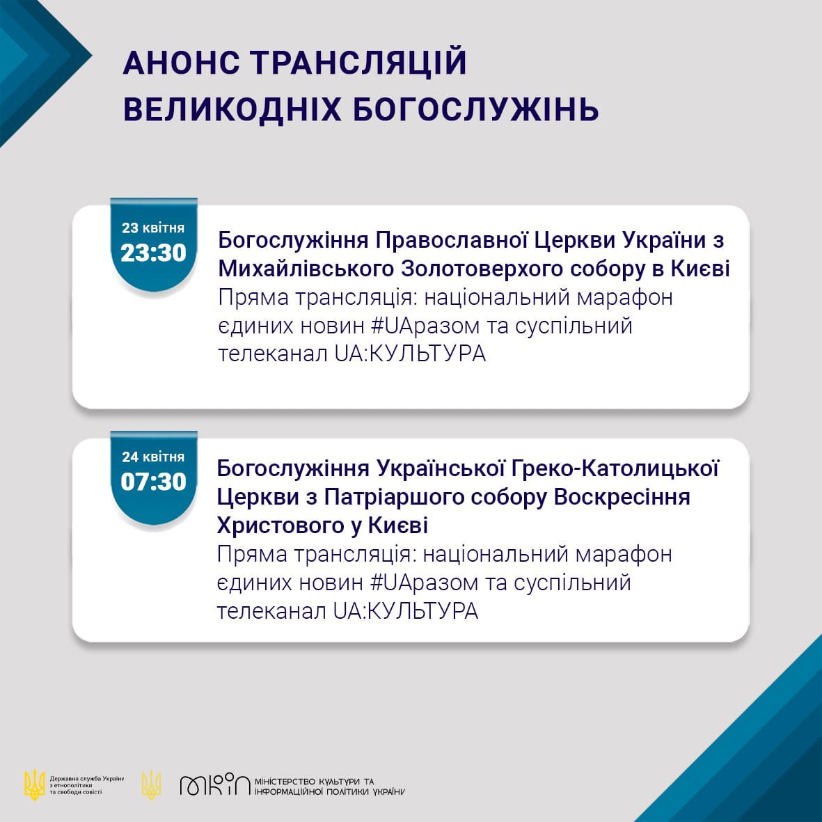 Украинцев просят воздержаться от массовых скоплений на Пасху: враг может устроить провокации 2 Новости про