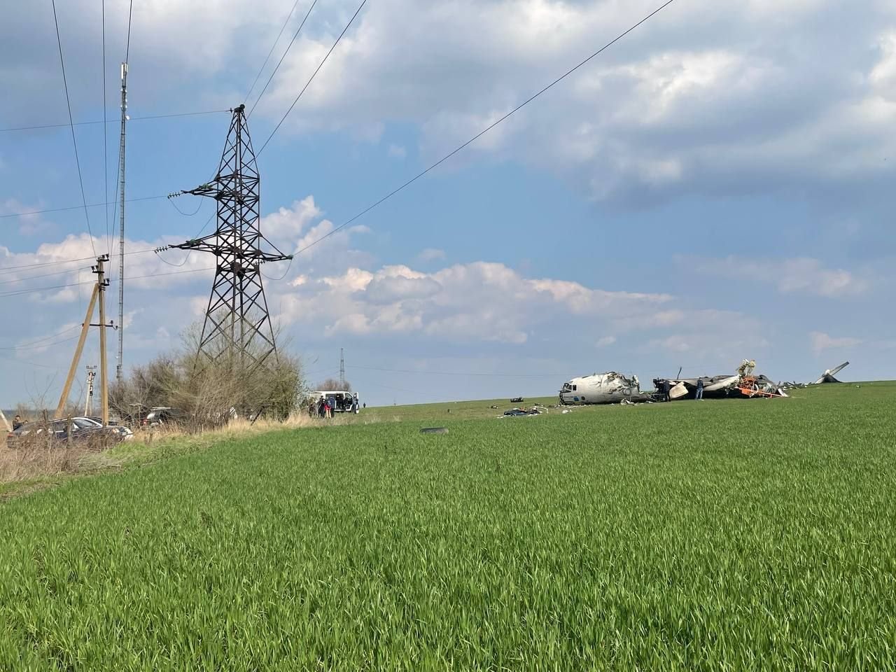 В Запорожской области упал самолёт Ан-26: есть пострадавшие 1