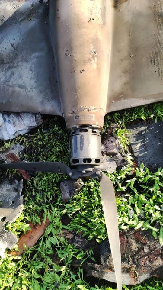 Украинские бойцы уничтожили ударный беспилотник оккупантов 2